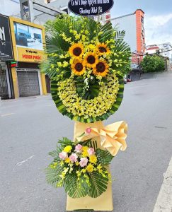 Hoa đám tang giá rẻ tại Huyện Hiệp Hoà