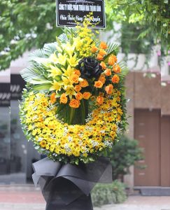 Hoa đám tang giá rẻ tại Huyện Hiệp Hoà