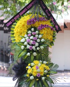 Hoa đám tang giá rẻ tại Huyện Hiệp Hoà